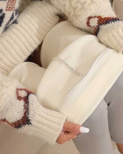 Cashmere Winter Wear High Waist Leggings For Women