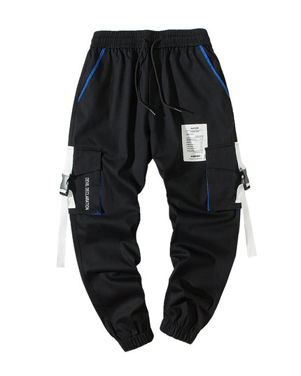 Men's straight-leg cropped trousers