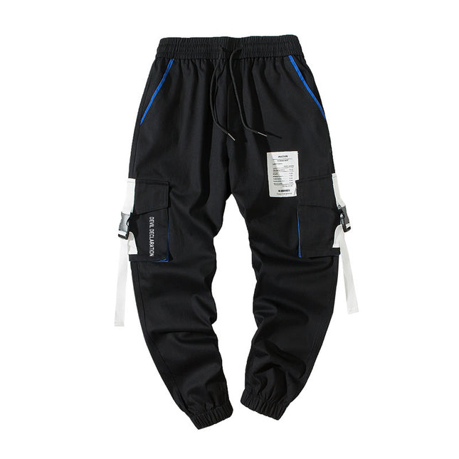 Men's straight-leg cropped trousers