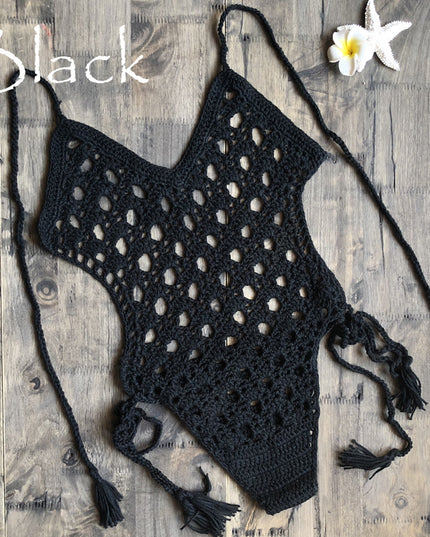 Hand-knitted swimsuit