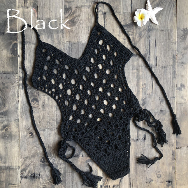 Hand-knitted swimsuit