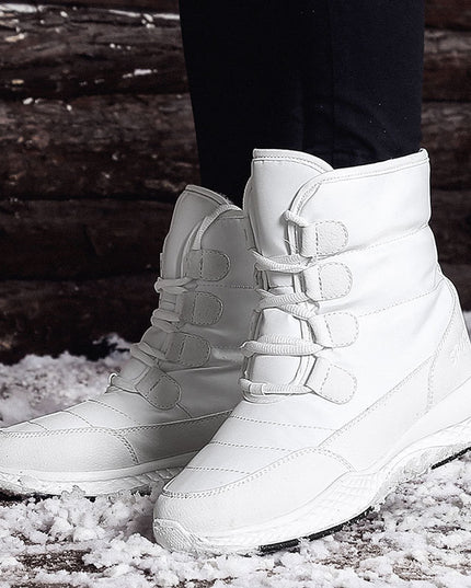 Plus Velvet Long Tube Plus Size Snow Boots Women