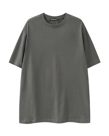 Heavy Men's Cotton Brand High Street Short Sleeve Loose T-shirt