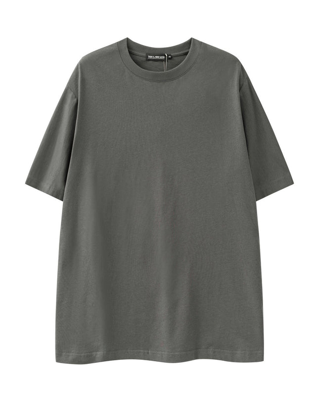 Heavy Men's Cotton Brand High Street Short Sleeve Loose T-shirt