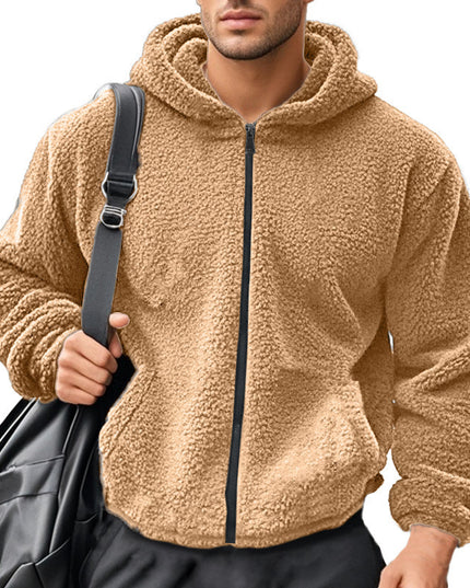 American Men's Double-sided Bejirog Loose Hooded Zipper Jacket