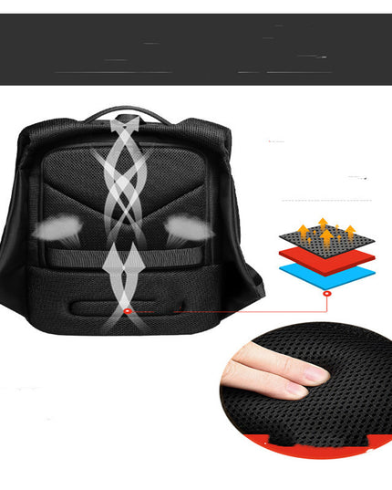 Large Capacity Men's Bag Can Store 17-Inch Computer Bag