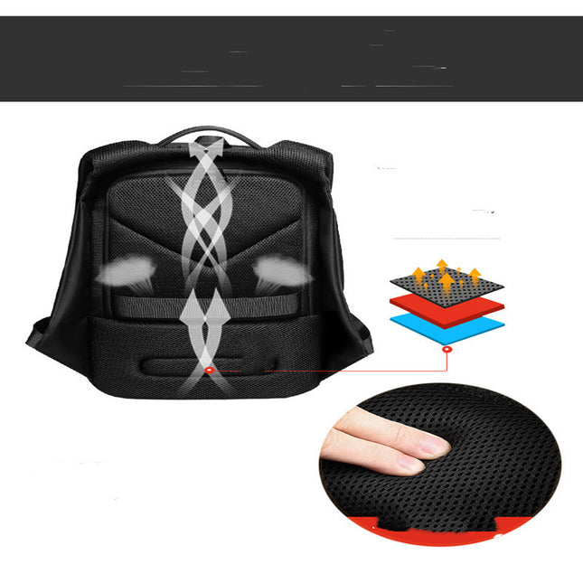 Large Capacity Men's Bag Can Store 17-Inch Computer Bag