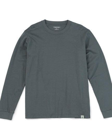 Men's Multicolor Round Neck Casual Couple Long Sleeve T-Shirt