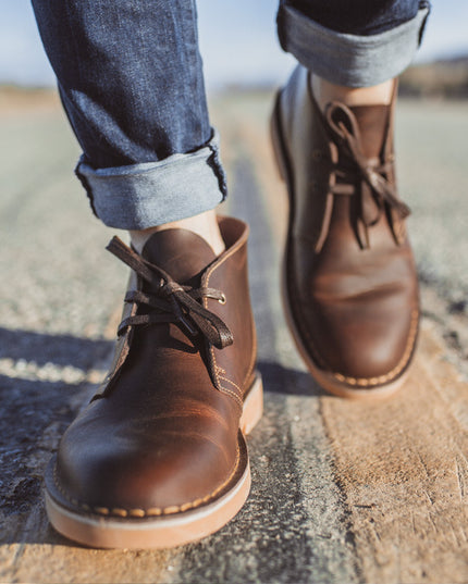 Men's Outdoor Retro Low Top Cowhide Martin Boots