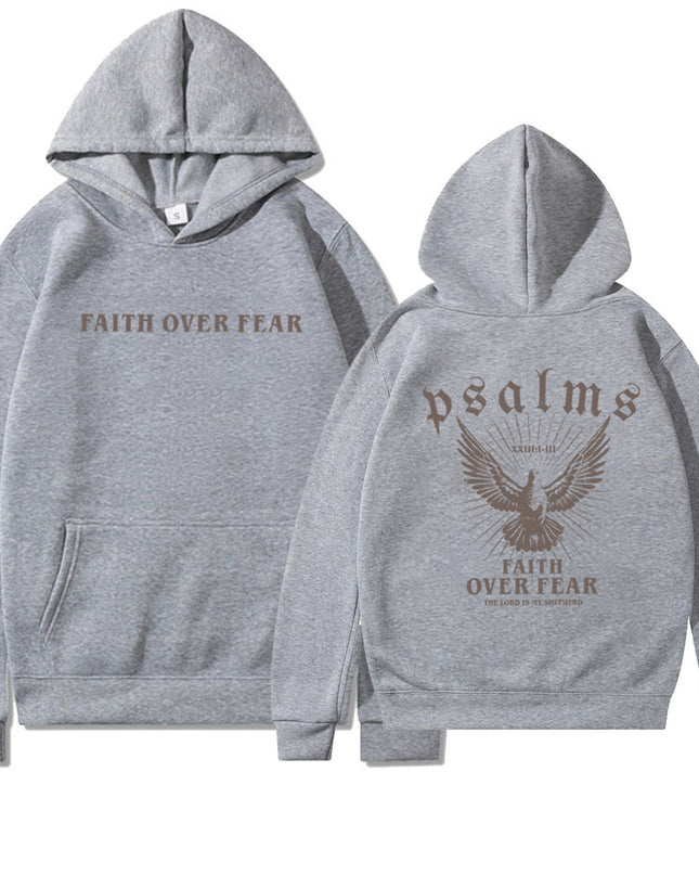 Hoodie Bible Scripture Pattern Girly Style Sweatshirt