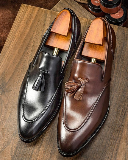Business Casual Tassel Leather Shoes Men