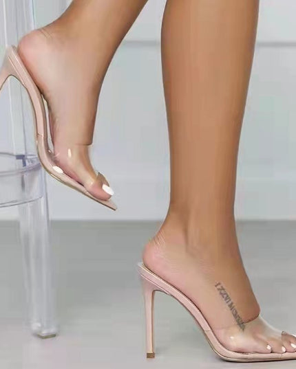 Women's Ultra-high Vamp Stiletto Heel Slippers