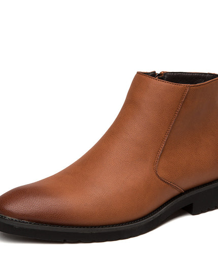 Korean retro short boots