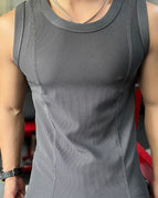 Charcoal Gray Color Stitching