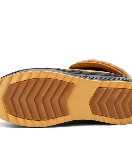 Wedge snow boots