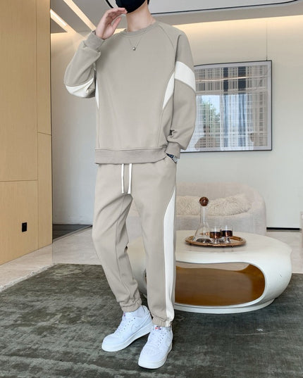 American Sweater Loose Trousers Youth Fashion Casual Two-piece Suit