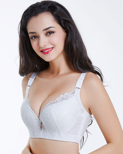 Thin bra with steel ring plus fat XL bra