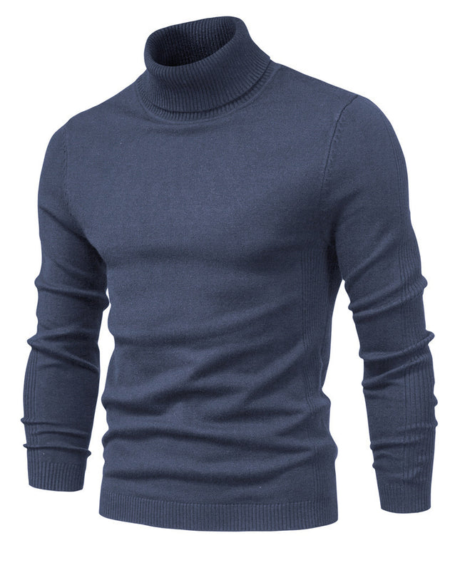 Men's Solid Color Pullover Sweater