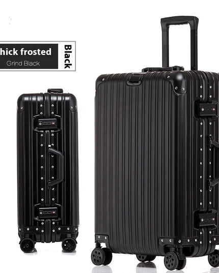 Aluminum Magnesium Luggage Password Trolley Case