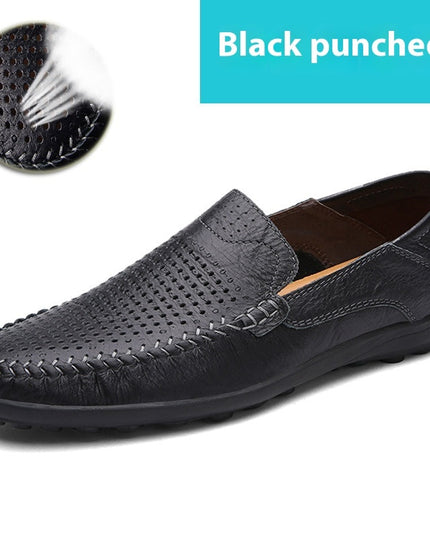 Cowhide Men's Business Casual Leather Shoes