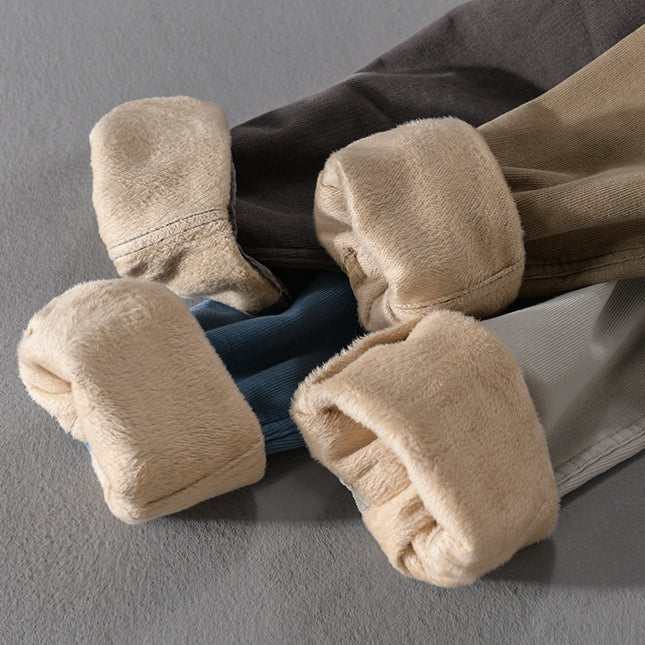 Cotton Corduroy Thick Warm Long Sleeves Shirt