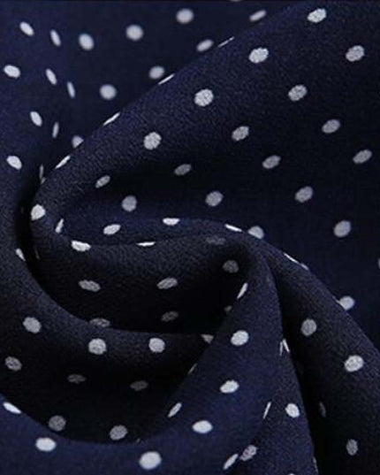 Women's Long Sleeve Shirt With Stand-up Collar Bow