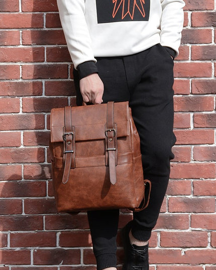 Casual business men's single shoulder backpack