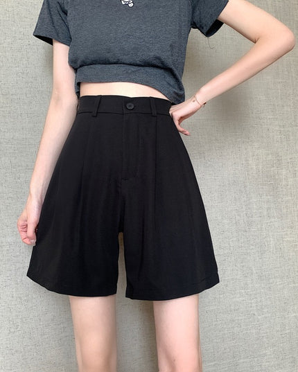 Casual Straight-leg Fifth Wide-leg Pants