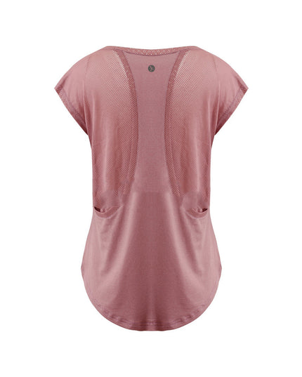 Round Neck Quick-drying T-shirt Loose And Thin Solid Color Short Sleeves