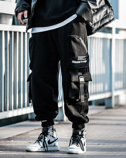 Men's Autumn And Winter Sports Sweatpants Tide Brand Functional Wind Beam Pants