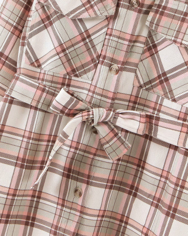 Lapel Single-Breasted Double-Pocket Padded Shirt