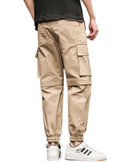 Harlan Overalls Cropped Trousers Trendy Casual Trousers