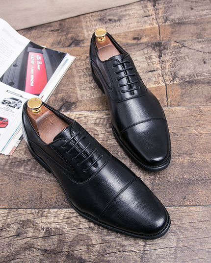Korean Business Dress Retro Oxford Leather Shoes