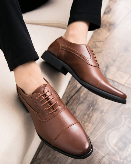 Korean Business Dress Retro Oxford Leather Shoes