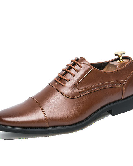 Korean Business Dress Retro Oxford Leather Shoes