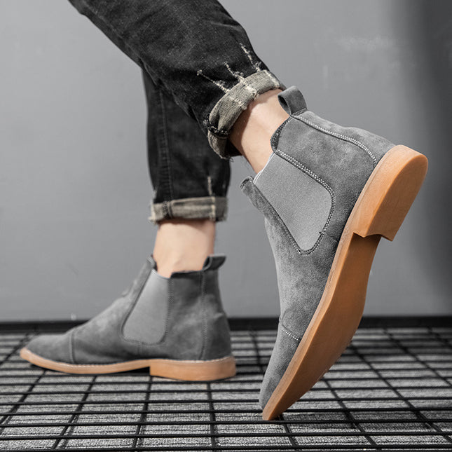 Brown Frosted Lazy One-Foot Casual Shoes