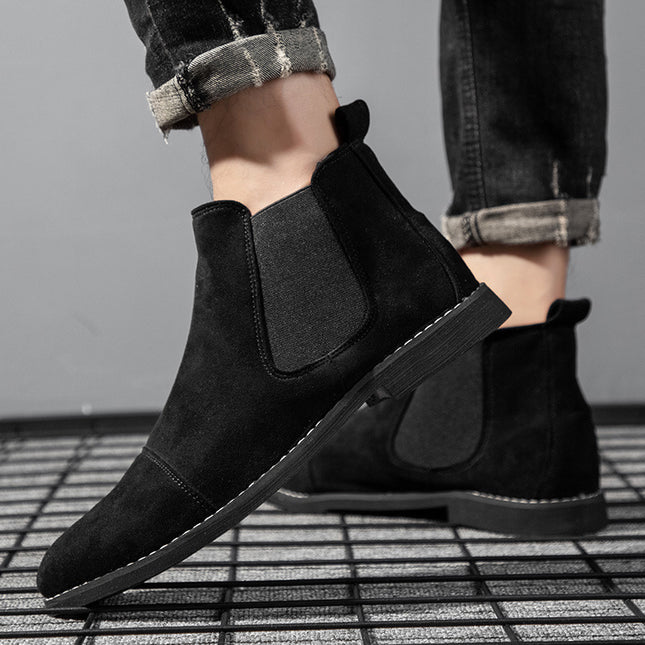 Brown Frosted Lazy One-Foot Casual Shoes