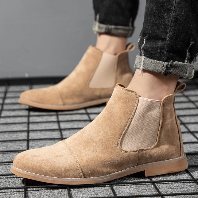 Brown Frosted Lazy One-Foot Casual Shoes