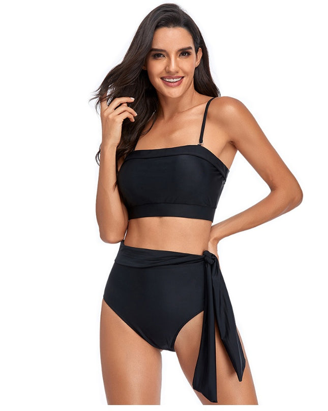 Cross Border Exclusive For New Bikini High Waist Split Body Swimsuit in Europe And America