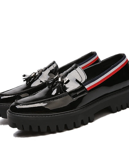 Spring new British style casual men's leather shoes