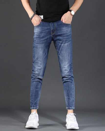 Jeans Summer All Match Stretch Casual Men's Pants