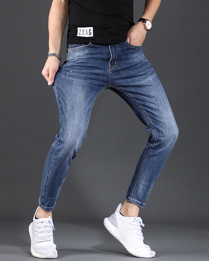 Jeans Summer All Match Stretch Casual Men's Pants