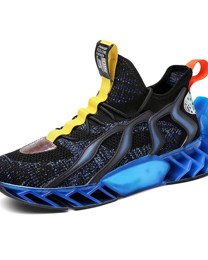 Flying Woven Leisure Thick Soled Sports Shoes For Men