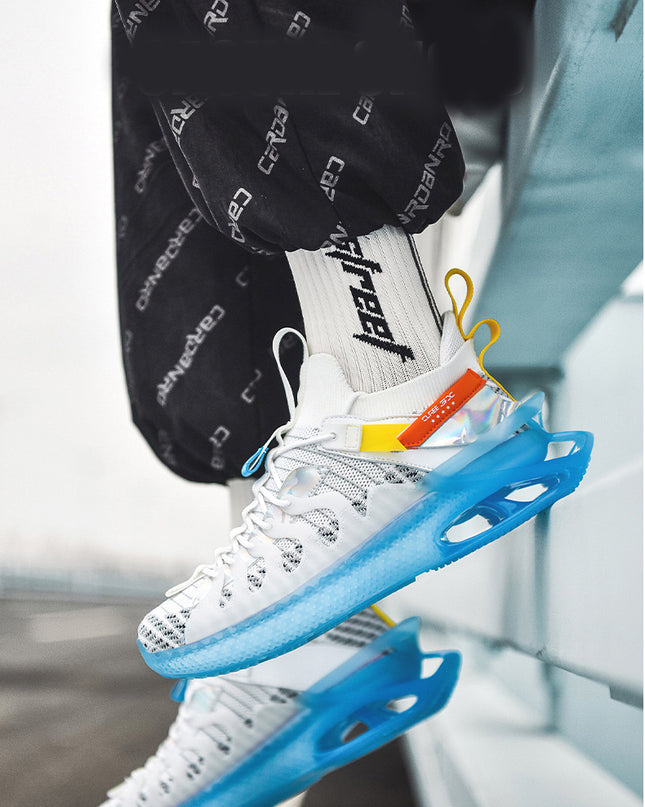 Sports Shoes Men's Summer Breathable Plus Size Running Men's Casual Korean Style Old Shoes Trend