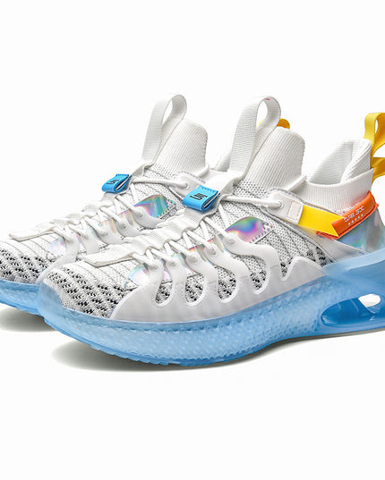 Sports Shoes Men's Summer Breathable Plus Size Running Men's Casual Korean Style Old Shoes Trend