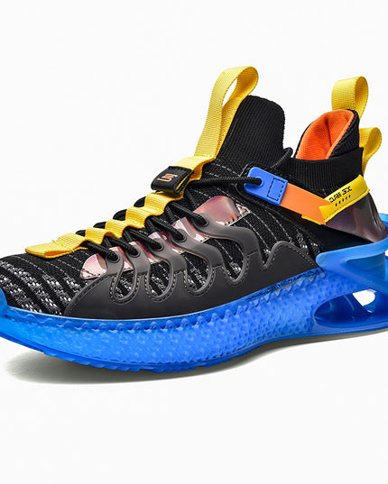 Sports Shoes Men's Summer Breathable Plus Size Running Men's Casual Korean Style Old Shoes Trend