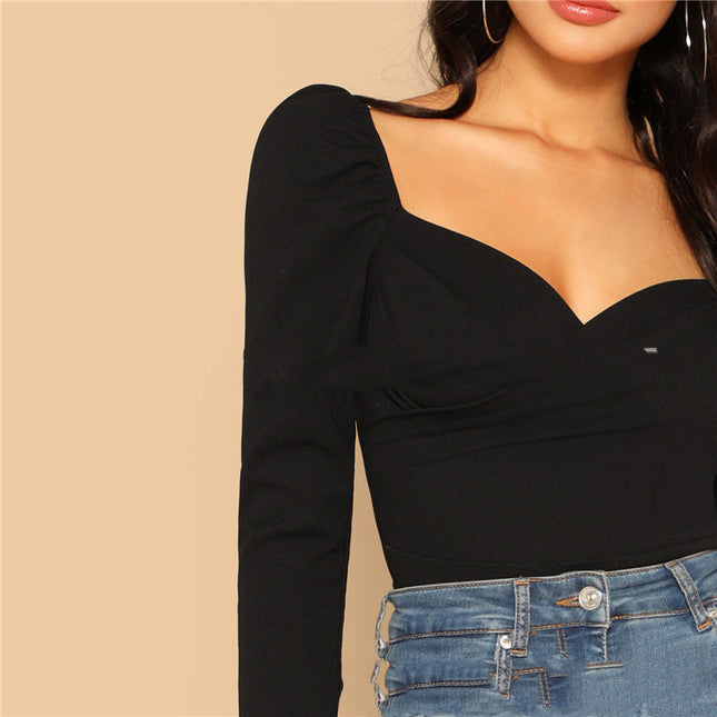 Women's T-Shirt With Pullover V-Neck