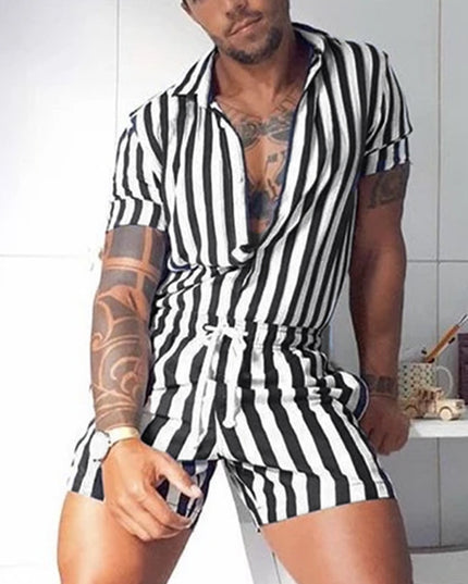 Lapel Sexy Jumpsuit Casual Sports Jumpsuit