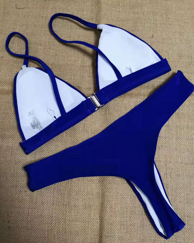 European And American New Split Sexy Bikini Women's Swimwear