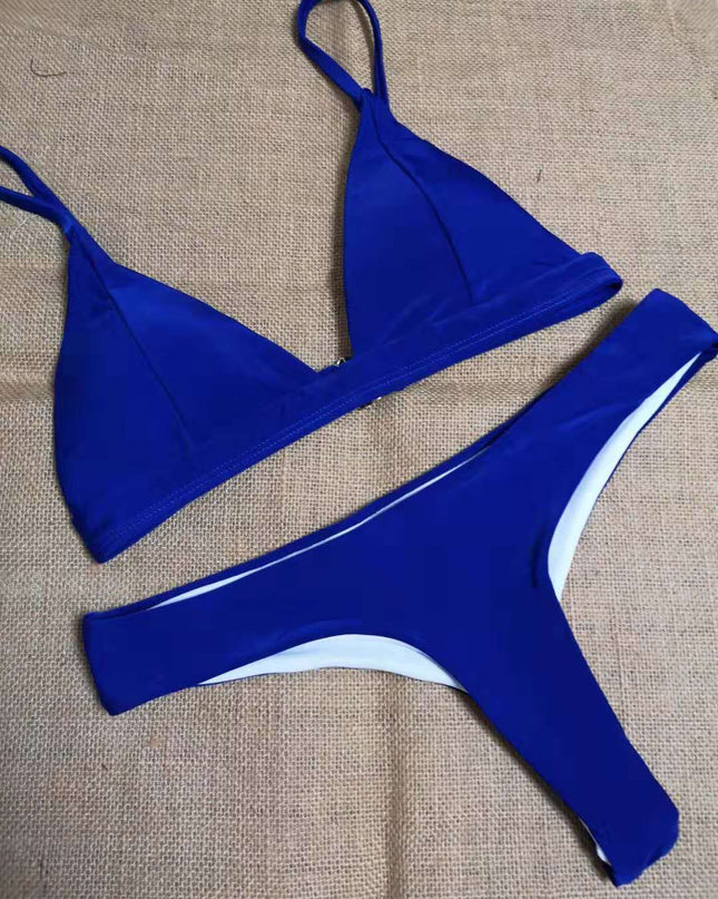 European And American New Split Sexy Bikini Women's Swimwear